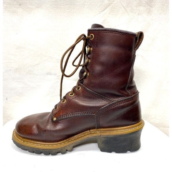 Carolina Womens Leather Logger Work Boot Soft Toe Rugged Outdoor Size 6M - Picture 5 of 10